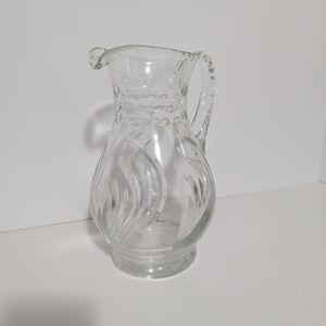 Elegant Clear Glass Pitcher